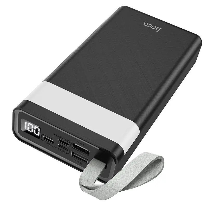 Портативний ЗП Power Bank Hoco J73 30000 mAh Чорний - фото 2