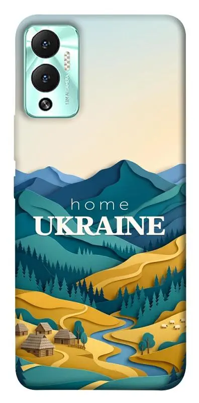 TPU чохол Demsky Ukraine home для Infinix Hot 12 Play