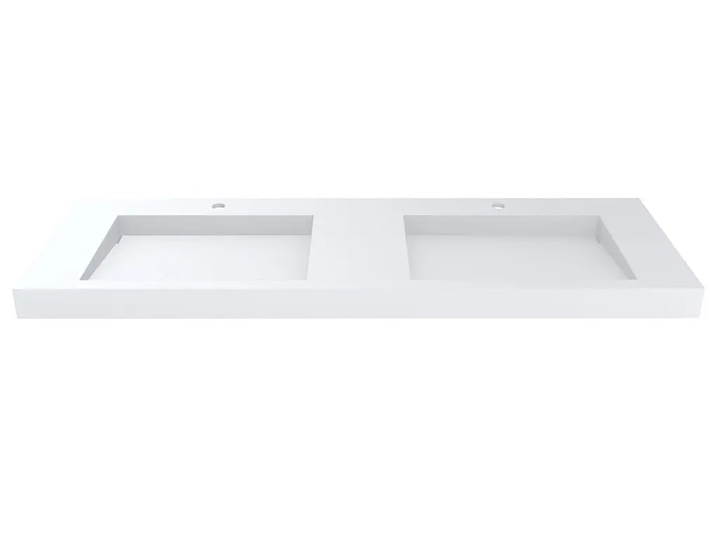 Умивальник Miraggio AGNESS 1500 (0001060) Mirasoft, Матовий, Накладний/Врізний, Білий - фото 3