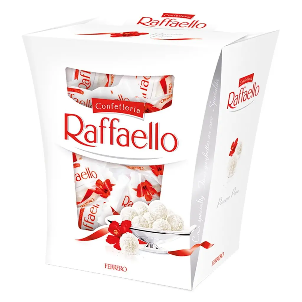 Цукерки Raffaello з кокосом та цільним мигдалем 230 г (4008400183022)