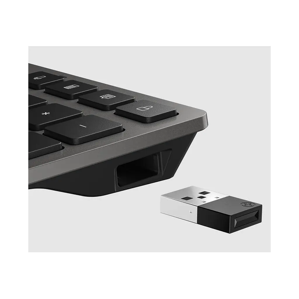 Клавіатура HP 720 Multi-Device Rechargeable Wireless/Bluetooth UA Black (9T5B1AA) - фото 9