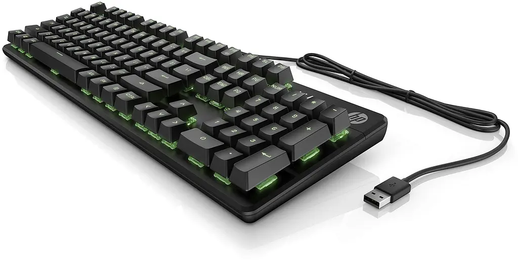 Клавіатура механічна Pavilion Gaming 550, 104key, Red Hybrid Switch, USB-A, EN/RU, RGB, чорний HP teh0013877 - фото 3