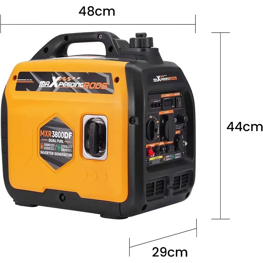 Інверторний газово-бензиновий генератор MaXpeedingRODS MXR3800DF [158716] - фото 5