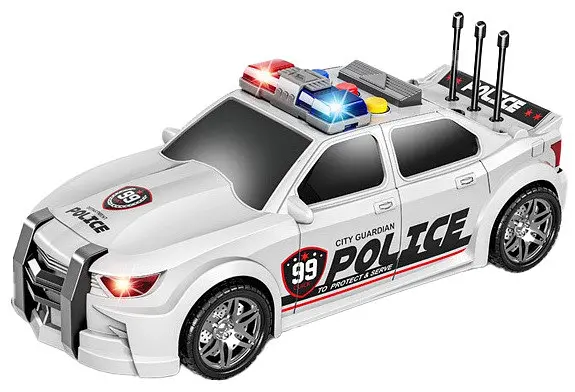 Іграшка CARS S Поліцейська машина біла 1:16 (CJ-2924206) (7120438) - фото 2