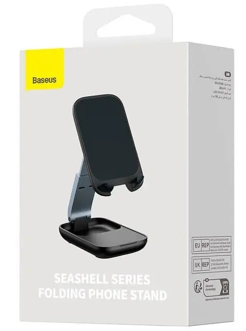 Підставка для телефону Baseus Seashell Series black - фото 4