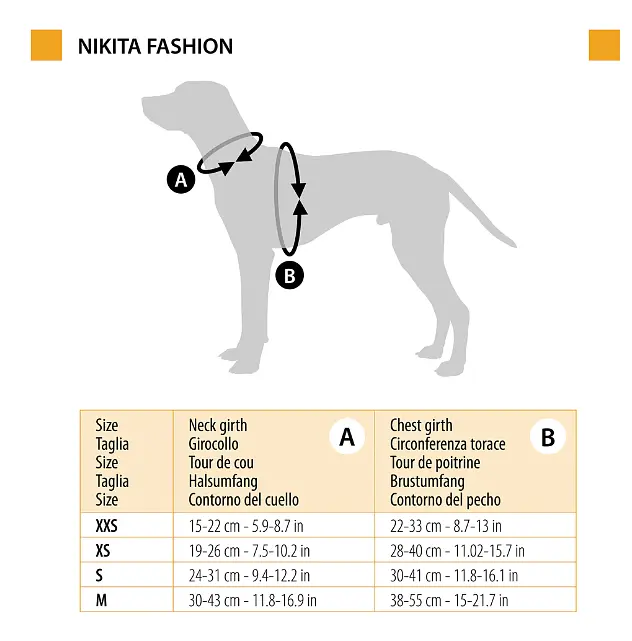 Шлея для собак та котів Ferplast Nikita Fashion P M камуфляж блакитний A: 30-43 см B: 38-55 см 1.5 см 75468930 - фото 5