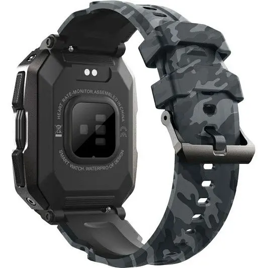 Смарт-годинник Uwatch C20 Black Camouflage (два ремінці) - фото 2