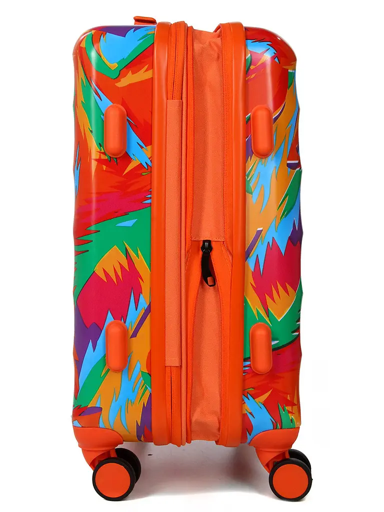 Валіза Малий (S) Полікарбонат під Ручну поклажу Airtex 970 Orange 43 л 55x39,5x23,5 см Помаранчевий - фото 6