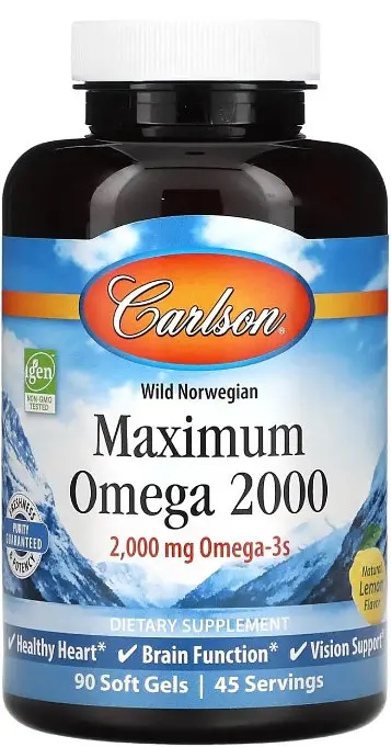 Максимальна Carlson Maximum Omega 2000 мг 90 капс
