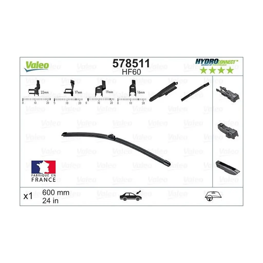 Щітка склоочисника Valeo 578511 - фото 5