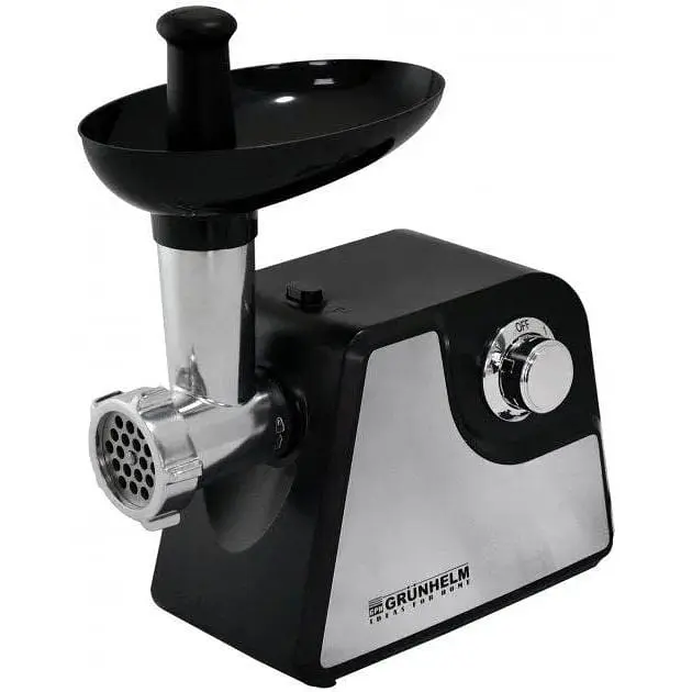 Електрична м'ясорубка  GRUNHELM AMG180SSJ  з насадками - фото 2