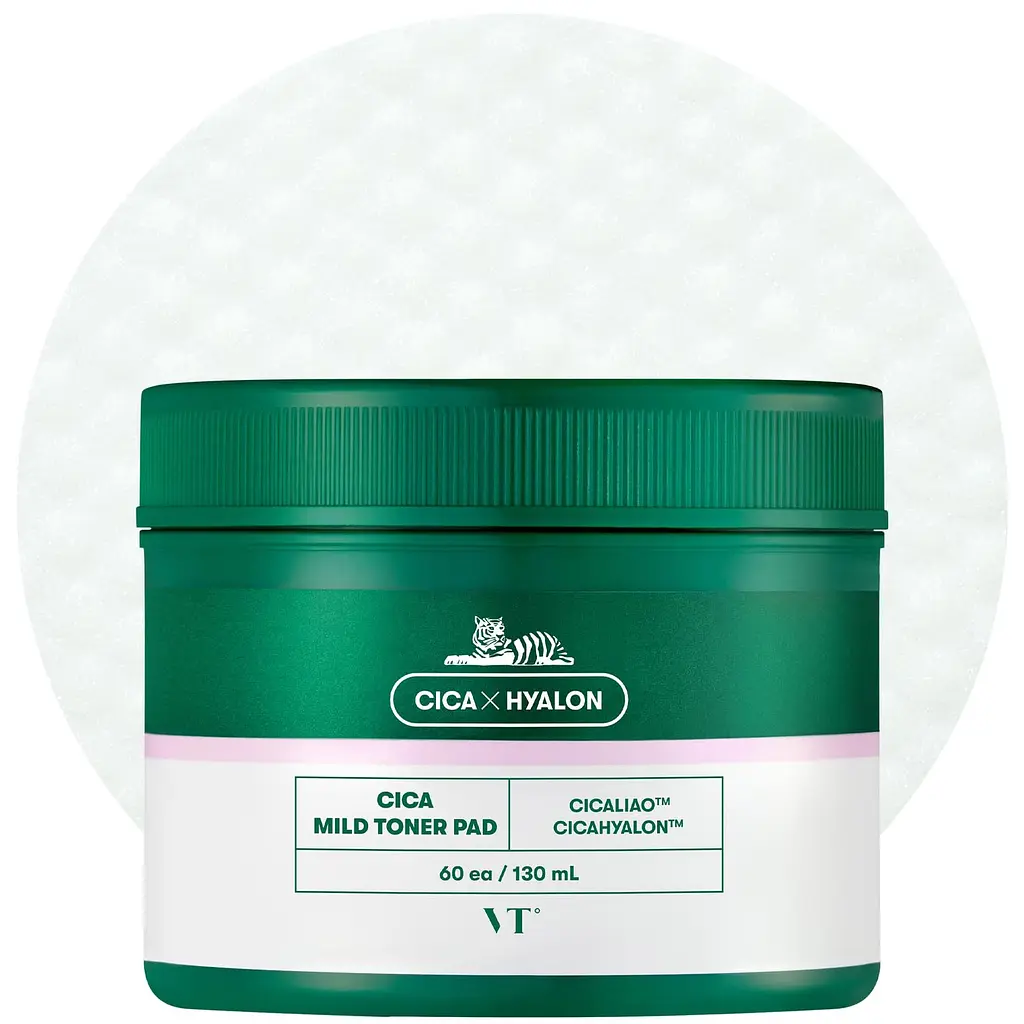 Відлущувальні пади для обличчя VT Cosmetics CICA Mild Toner Pad 60 шт. 130 мл (VTC083) - фото 2