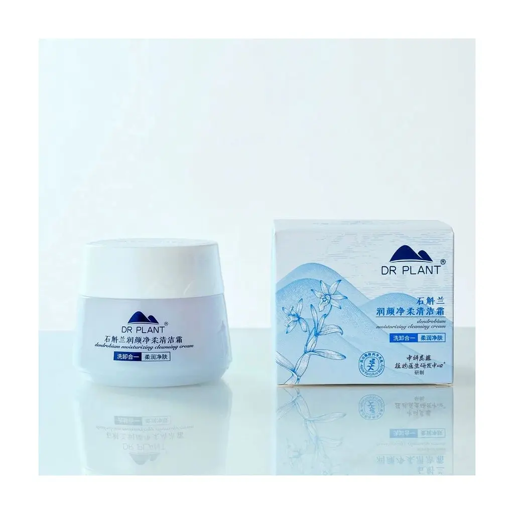 Крем для обличчя Dr. Plant Dendrobium Moistening Cleansing Cream 90 г (4582538101603) - фото 2