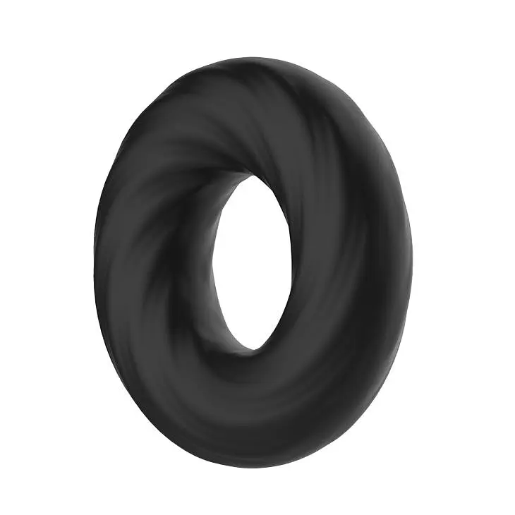 Ерекційне кільце Crazy Bull Super Soft Silicone, 5 см (чорний) - фото 2
