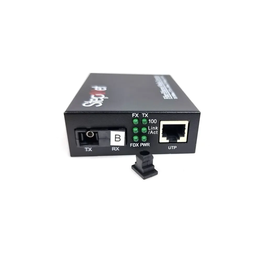 Медіаконвертер 10/100Base-TX to 100Base-FX, SM, 1550nm, SC/PC, 20км Step4Net (MC-R-0,1-1SM-1550nm-20-LFP) - фото 3