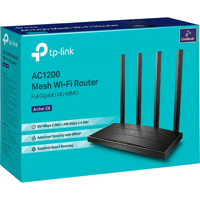 Бездротовий маршрутизатор (роутер) TP-Link Archer C6 V4 [90502] - фото 7