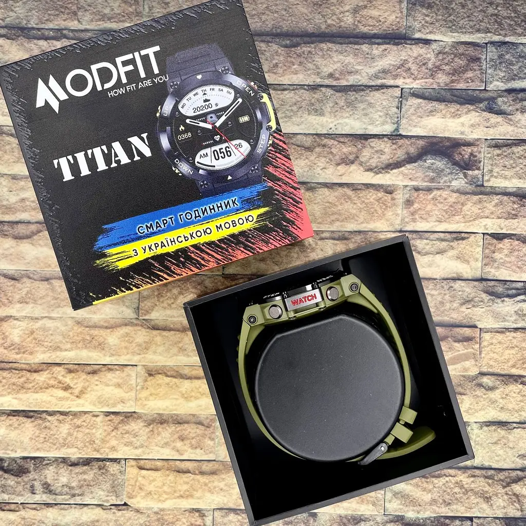 Наручний годинник чоловічий Titan Army Green 35 мм. Modfit acs0029730 - фото 2