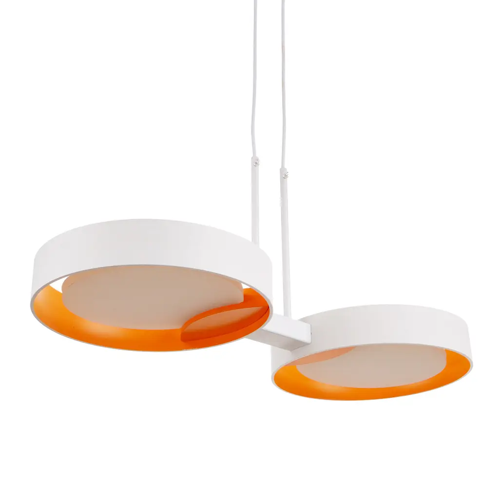 Світильник стельовий Brille підвісний BR-01 666S/2 LED 10W NW WH/G - фото 2