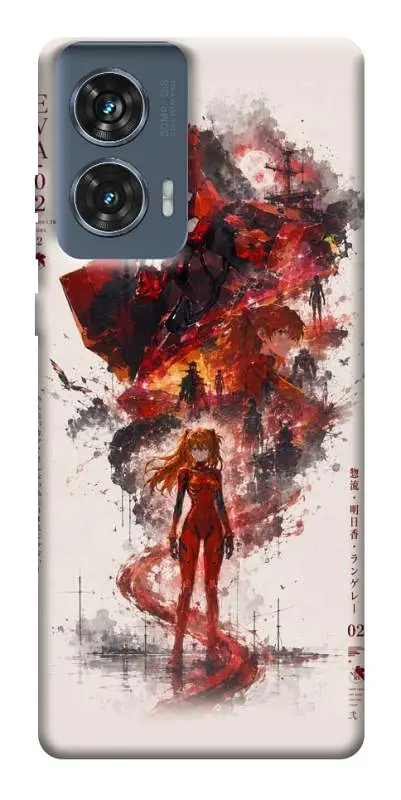 TPU чохол Demsky Red eclipse для Motorola Edge 50 Fusion