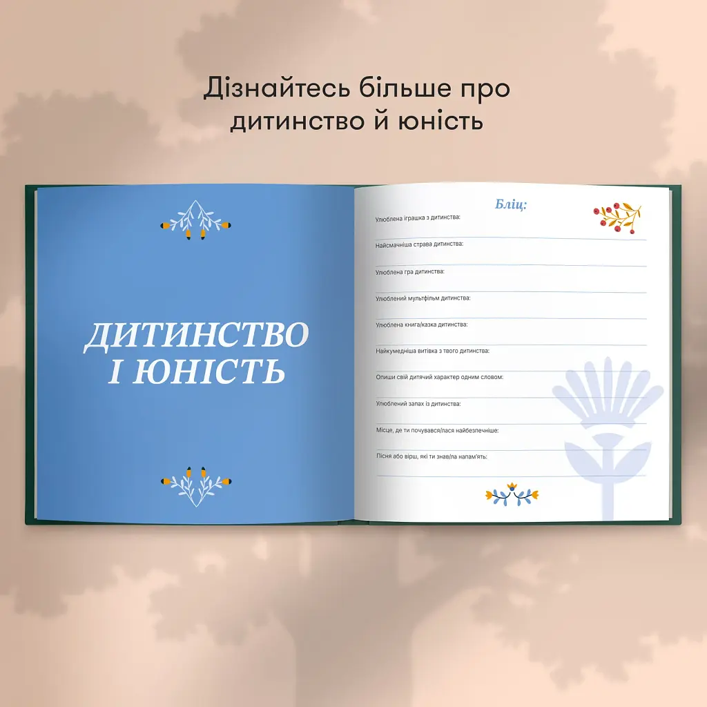Книга спогадів «Історії мого дідуся» зелена - фото 6