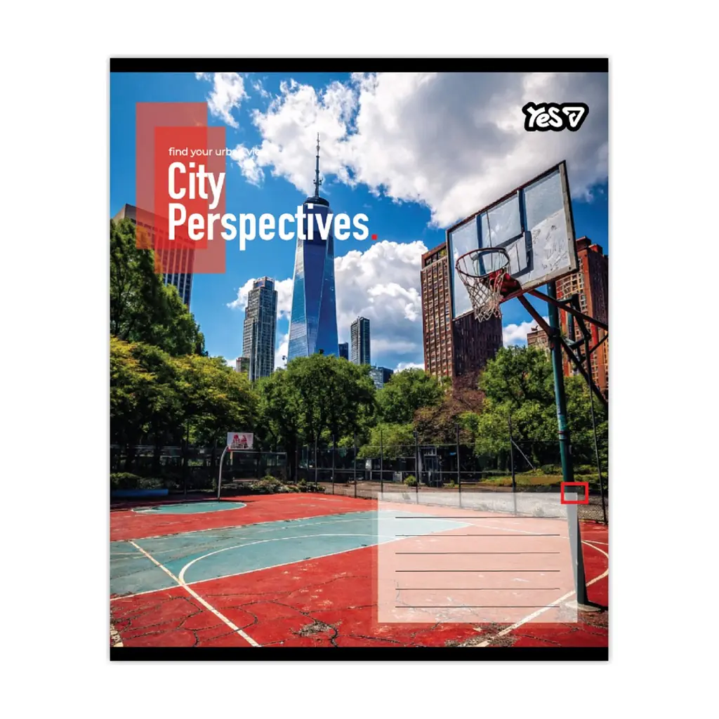 Зошит Yes City perspectives А5 48 аркушів лінія (769078), в асортименті - фото 4