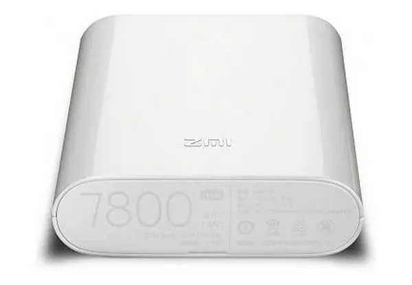 Портативна батарея ZMI Power Bank 7800 mAh + Wi-Fi роутер 4G/LTE White (MF855) - фото 3