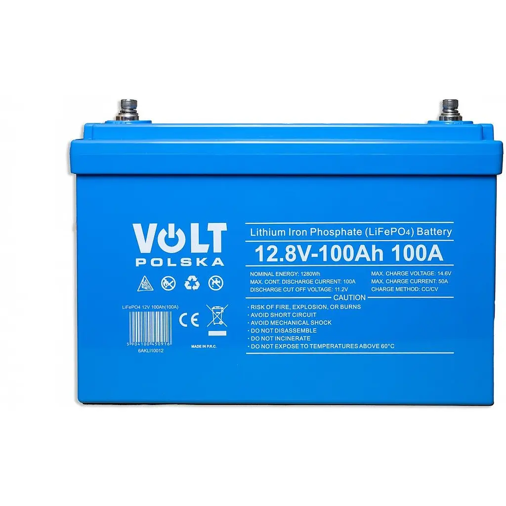 Акумуляторна батарея Volt Polska LiFePO4 12.8V 100Ah 100А + BMS + Bluetooth - фото 3
