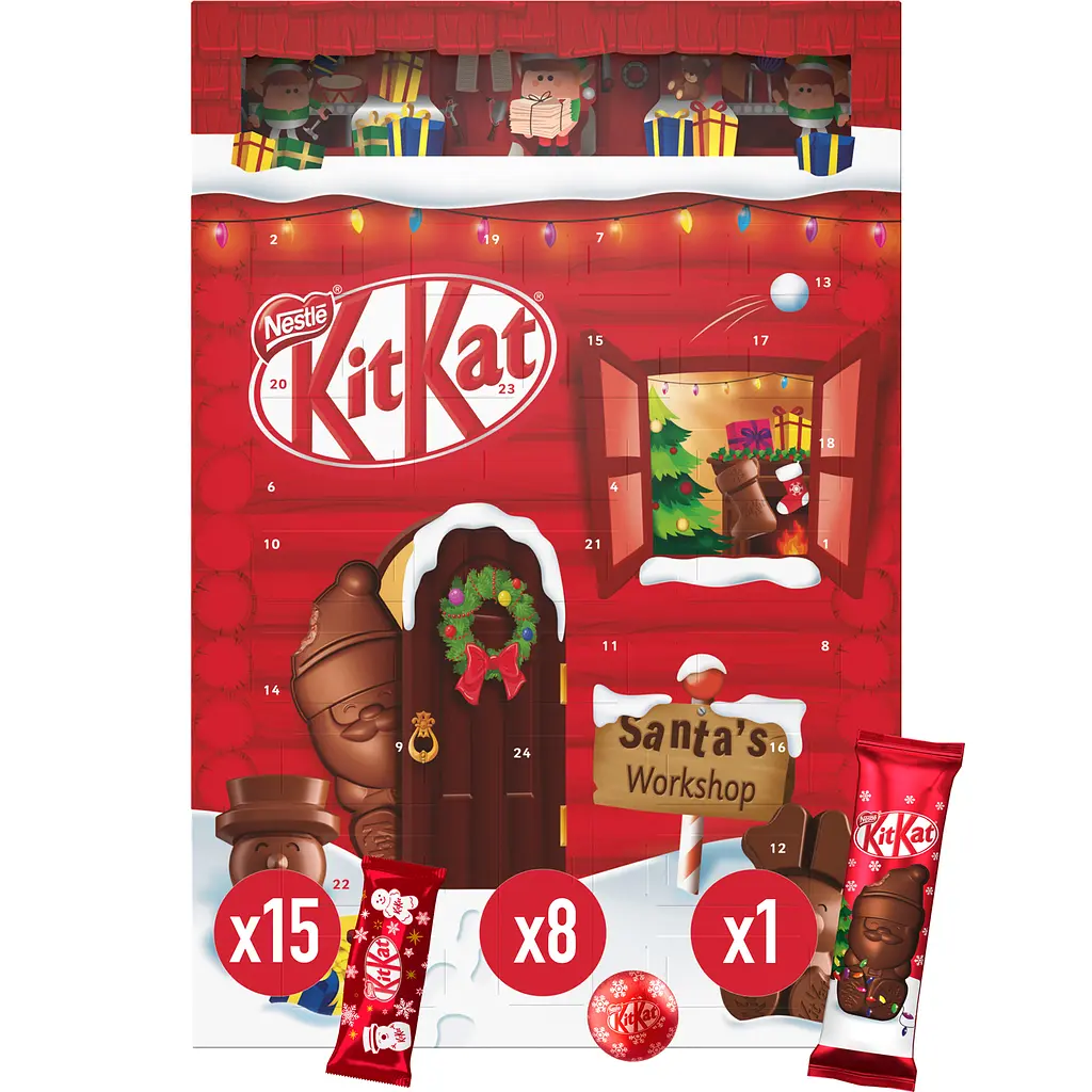 Набір цукерок KitKat Різдвяний календар 208 г - фото 3