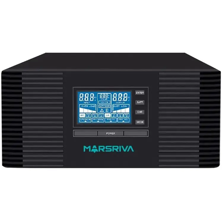 ИБП Marsriva MR-UT1500, 1500ВА/1200Вт, чистая синусоида переменного тока, без АКБ, 24B - фото 3