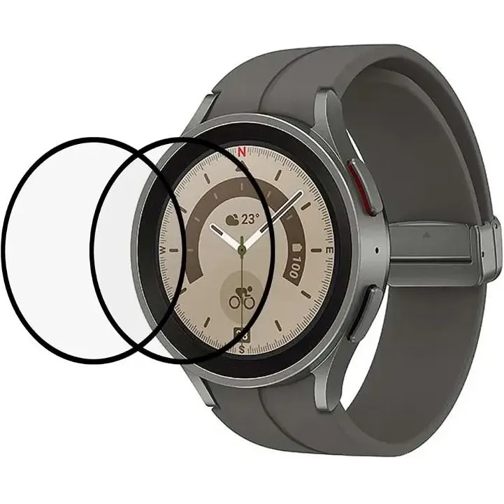 Захисна плівка DK CDK для Samsung Galaxy Watch5 Pro (R920 / R925) 45mm Composite Film box 2 шт. (014942) (black) - фото 2