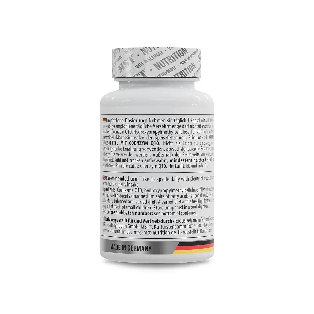 Коензим Q10 MST Nutrition Coenzyme Q10 200 mg, 60 капсул для здоров'я серця - фото 3
