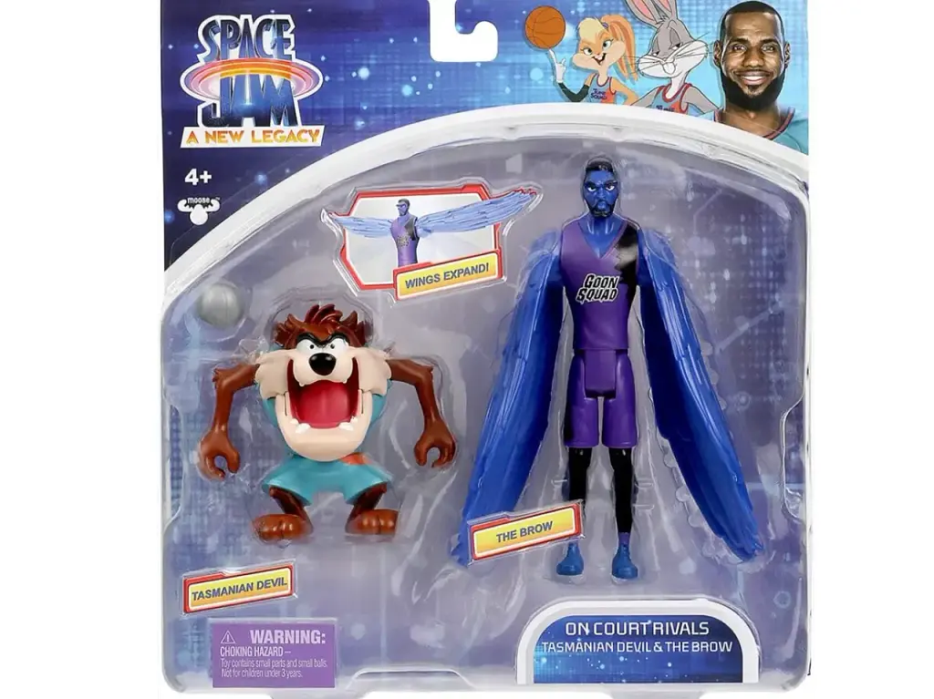Набір фігурок Таз та Брова Moose Toys Space Jam A New Legacy The Brow and Tasmanian Devil Taz 2 фігурки і аксесуар (SKU-241) - фото 4