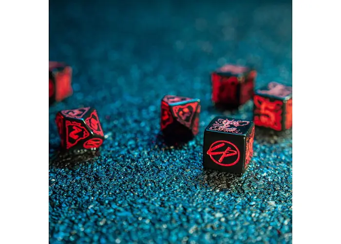 Набор кубиков Cyberpunk Red Essential Dice Set , 6 шт. (SCPE01) - фото 3