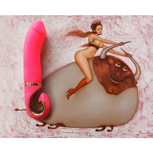 Водонепроникний вібратор Gjay Neon Rose Gvibe FT10431 89403 - фото 3