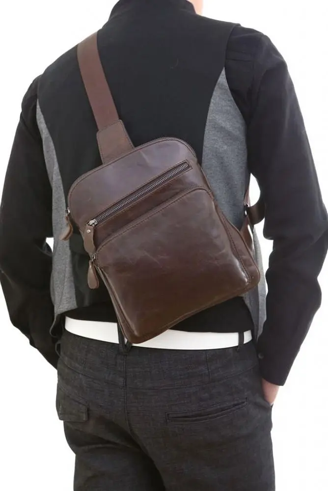 Сумка кожаная мужская Vintage 20х25,5х5 см sum0012445 - фото 7