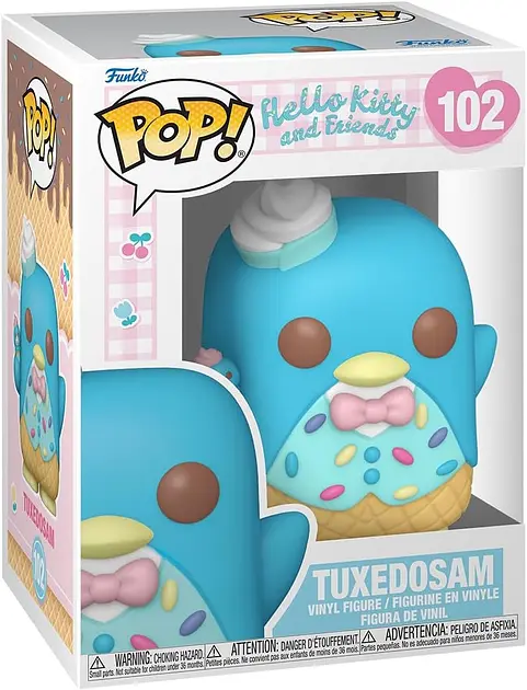 Колекційна  фігурка   Funko Pop Хеллоу Кітті Hello Kitty Таксідо Сем Tuxedosam 10см FP HK T 102 - фото 3
