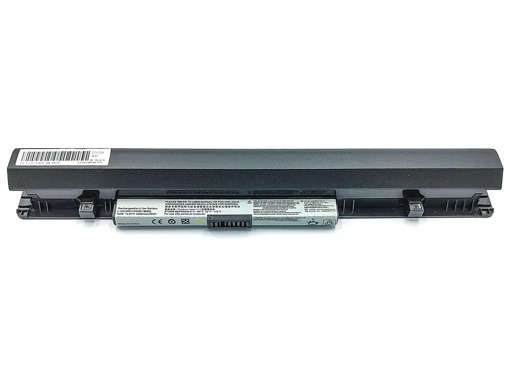 Акумулятор для Lenovo L12C3A01 IdeaPad S210, S215 Touch S20-30 (L12S3F01 L12M3A01) (10.8V 2600 mAh 28Wh) - фото 2