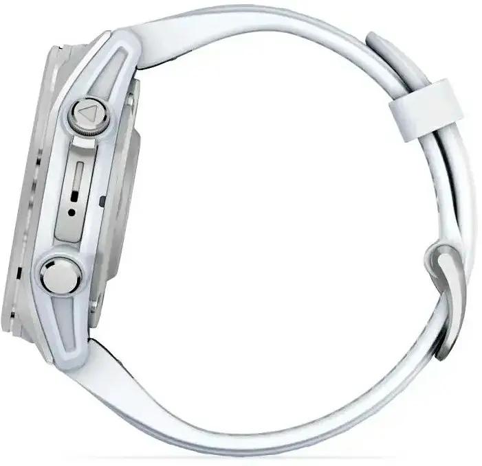Смарт-годинник Garmin Fenix 8 43mm AMOLED Silver with Whitestone Silicone Band (010-02903-00) - фото 8