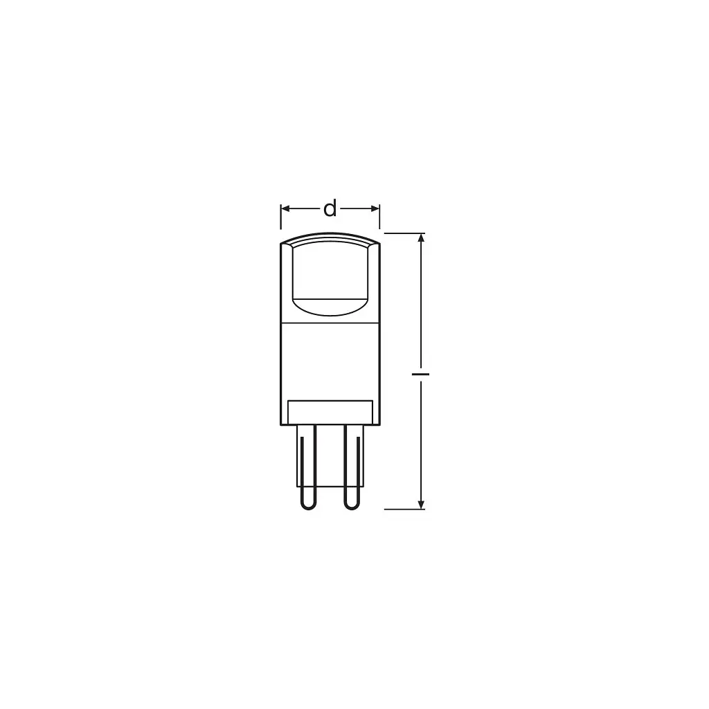 Лампочка Osram LEDPIN40 3,8W/840 230V CL G9 FS1 (4058075432420) - фото 5