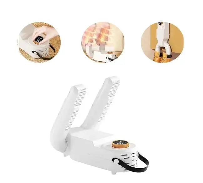 Електрична ультрафіолетова сушарка для взуття Shoe Dryer з таймером та 4 режимами сушіння Біла - фото 3