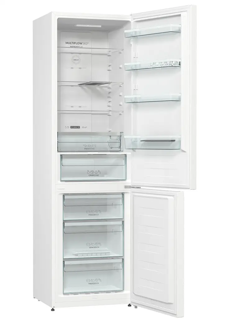 Холодильник Gorenje NRK6201SYW 200х60х60см 2 двері 235(96) л А+ NF+ (NRK6201SYW) - фото 6