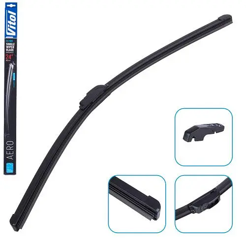 Щітка склоочищувача безкаркасна VITOL AERO 24" (600 мм)