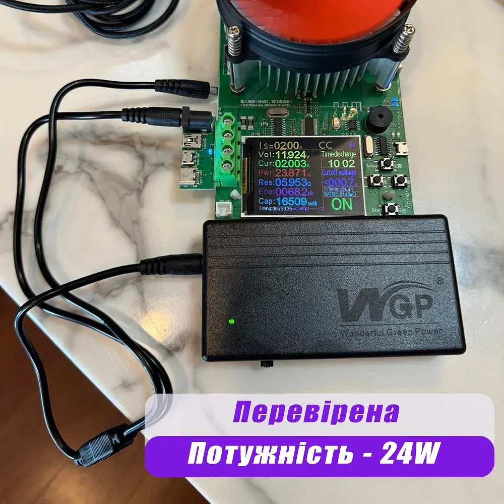 Безперебійник для роутера модема WGP Mini UPS Mini DC UPS 12V 2A 8000 mAh - фото 5