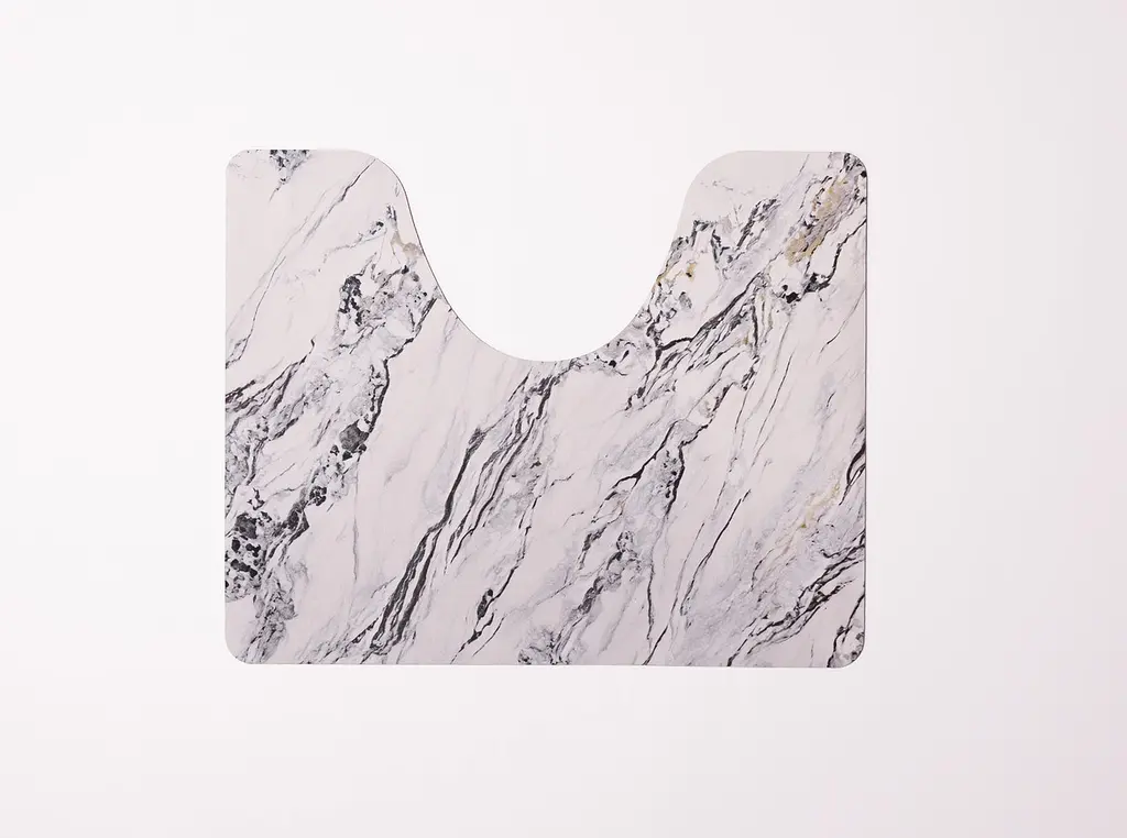 Набір килимків для ванної та туалету White Marble 50*80/40*50 см Yiwu HP-42-181 - фото 3