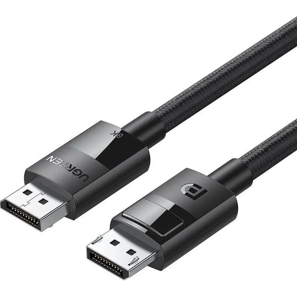Кабель Ugreen DP114 DisplayPort to DisplayPort V1.4 1m Black (80390) [165595] - фото 2