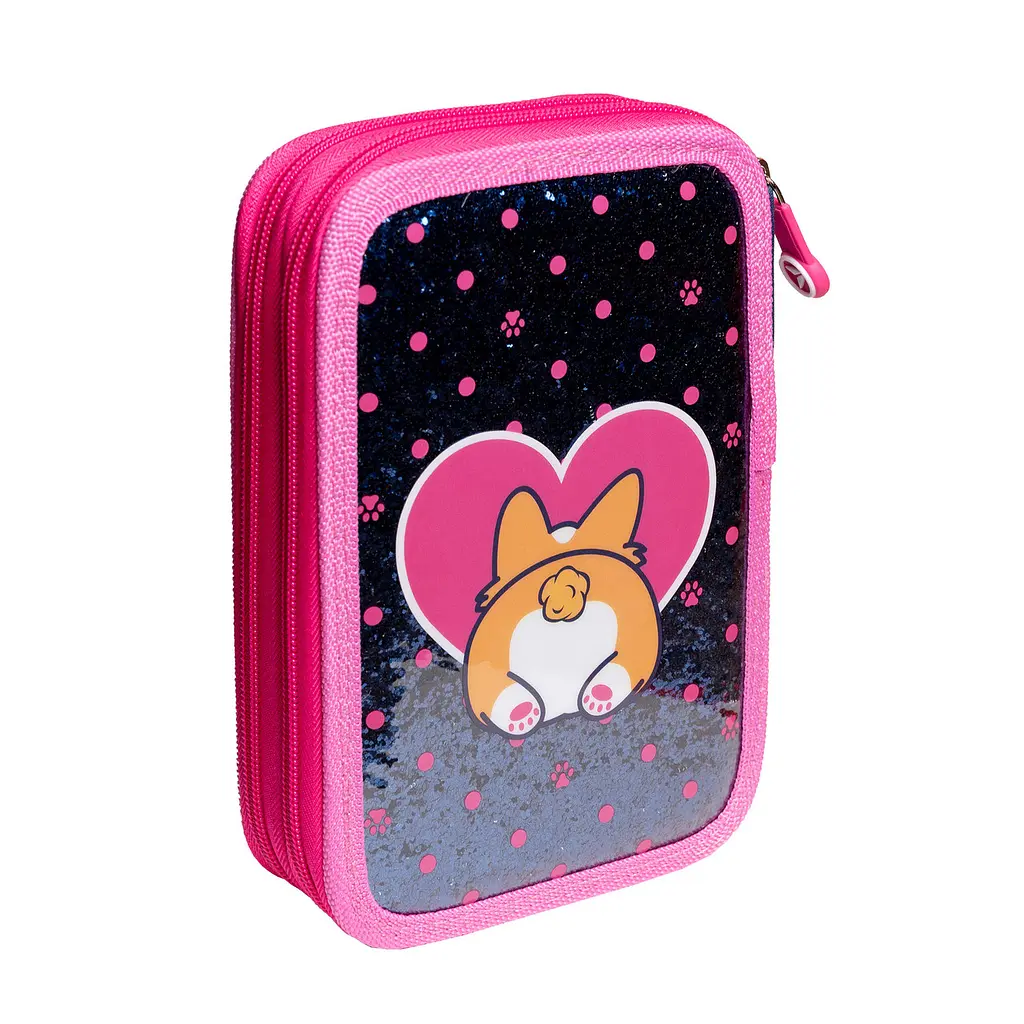 Шкільний пенал твердий Yes твердий подвійний HP-01 Puppy - фото 2