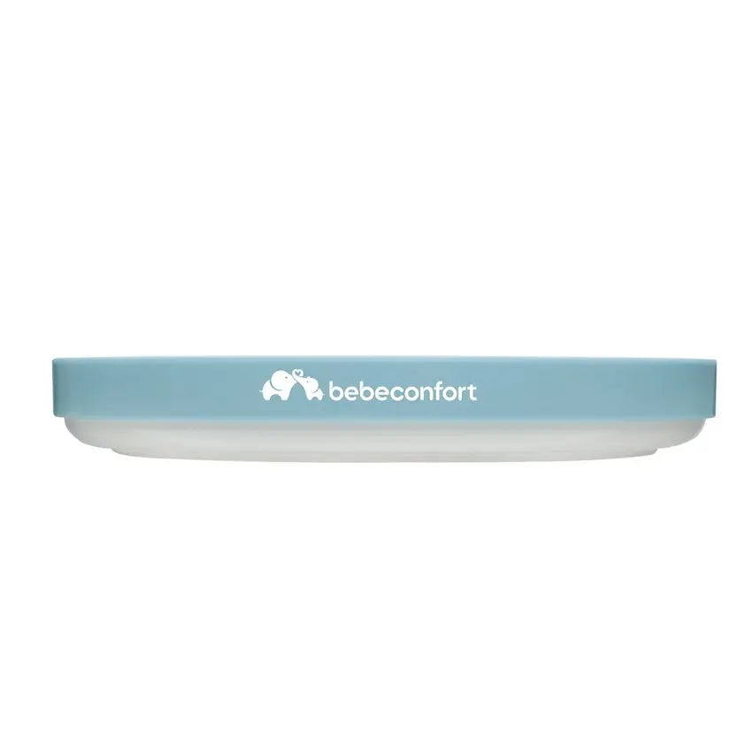 Тренувальна тарілка Bebe Confort Little Buddies, з відділеннями, блакитна (3105209940) - фото 2
