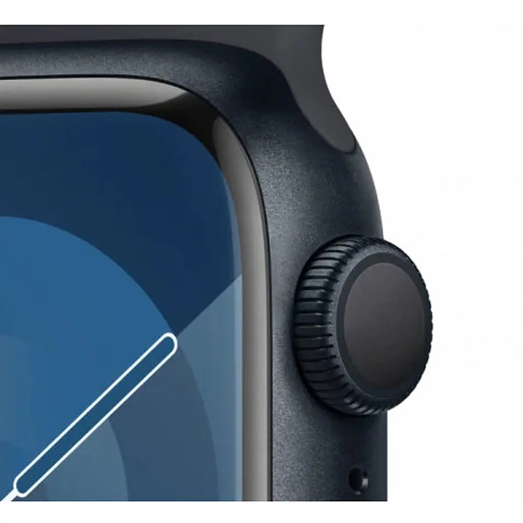 Смарт часы Apple Watch Series 9 GPS 41mm Midnight Aluminum Case w. Midnight Sport Band M / L (MR8X3) - фото 4