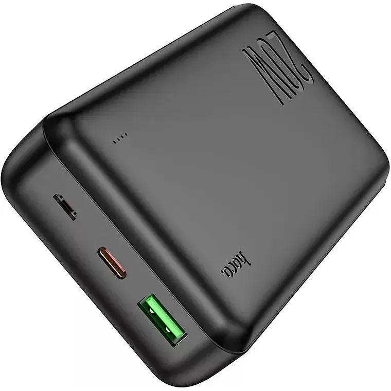 Зовнішній акумулятор Hoco J87A Tacker 20000mAh 20W Black [120566] - фото 2