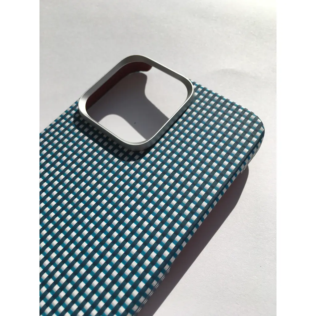 Противоударный чехол Pitaka Ultra-Slim MagSafe MagEZ Case 5 для iPhone 15 Pro Max Ocean (KI1501PBLUE) - фото 10